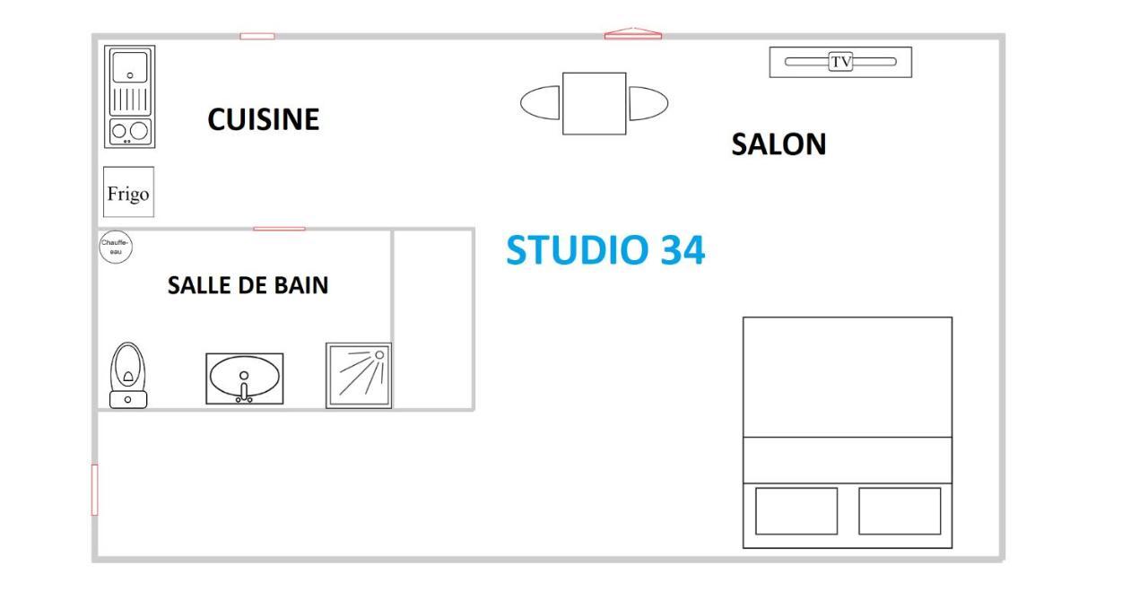 Calme Et Arbore, Studio 34 Digne-les-Bains Εξωτερικό φωτογραφία